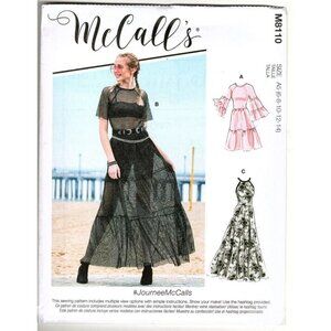 McCall's M8110 Misses 6 to 14 Tiered Dress Uncut Sewing Pattern New